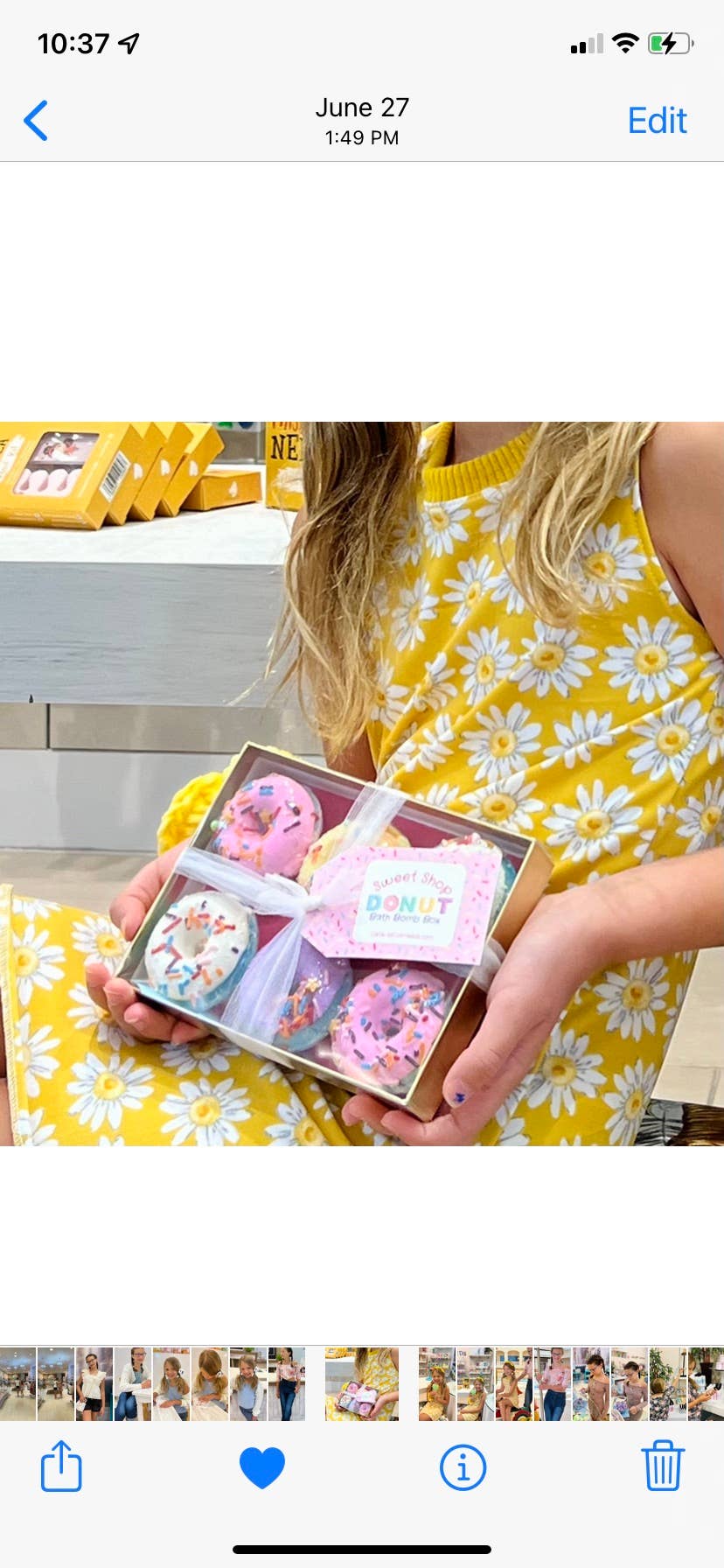 Donut Bath Bomb Sweet Shop Box - Variety