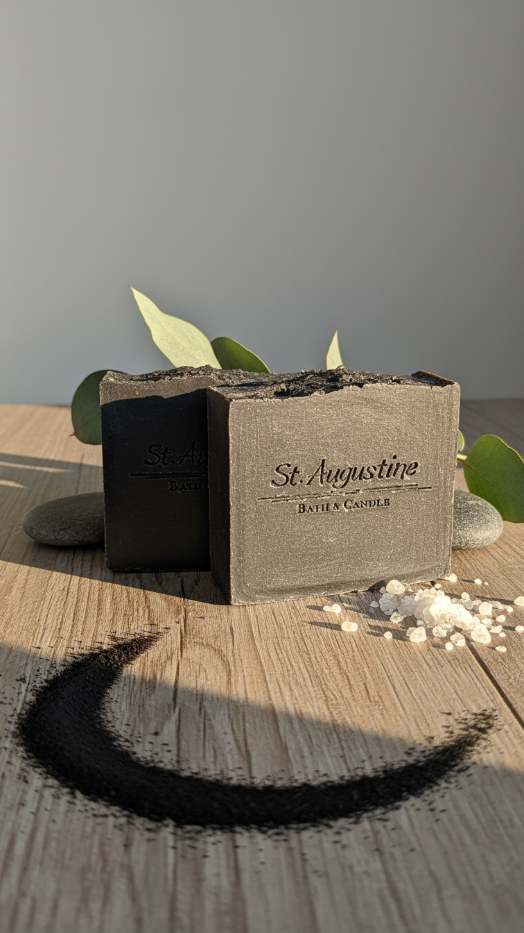 Activated Charcoal Handcrafted Soap Bar [Fragrance Free]