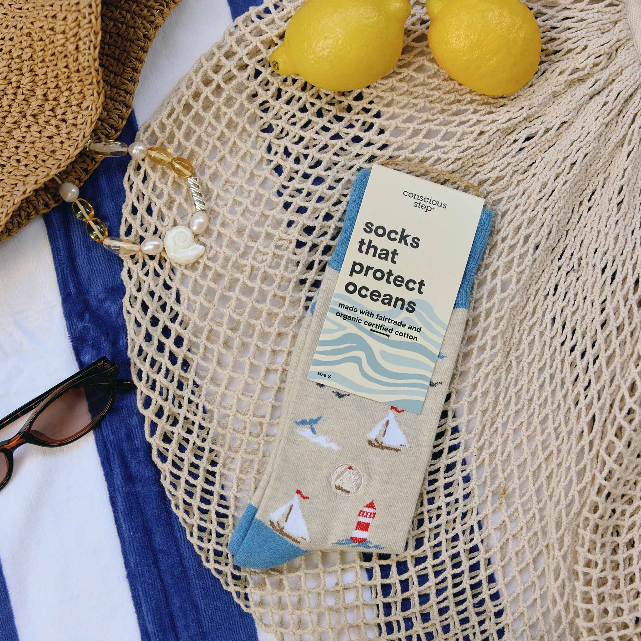 Socks that Protect Oceans | Smooth Sailing - Coastal Gifts