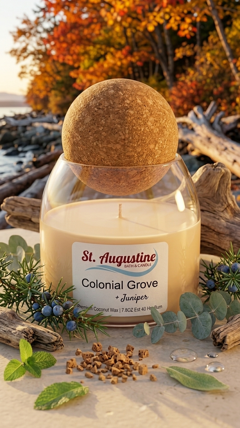 Aesthetic Candle Jar | Hand Poured Coconut Wax Cork Lids 7.5 OZ