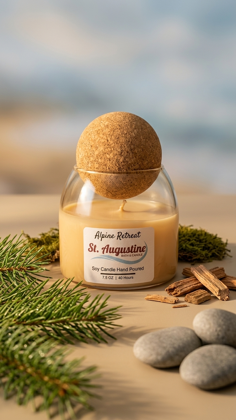 Aesthetic Candle Jar | Cork Lids  7OZ