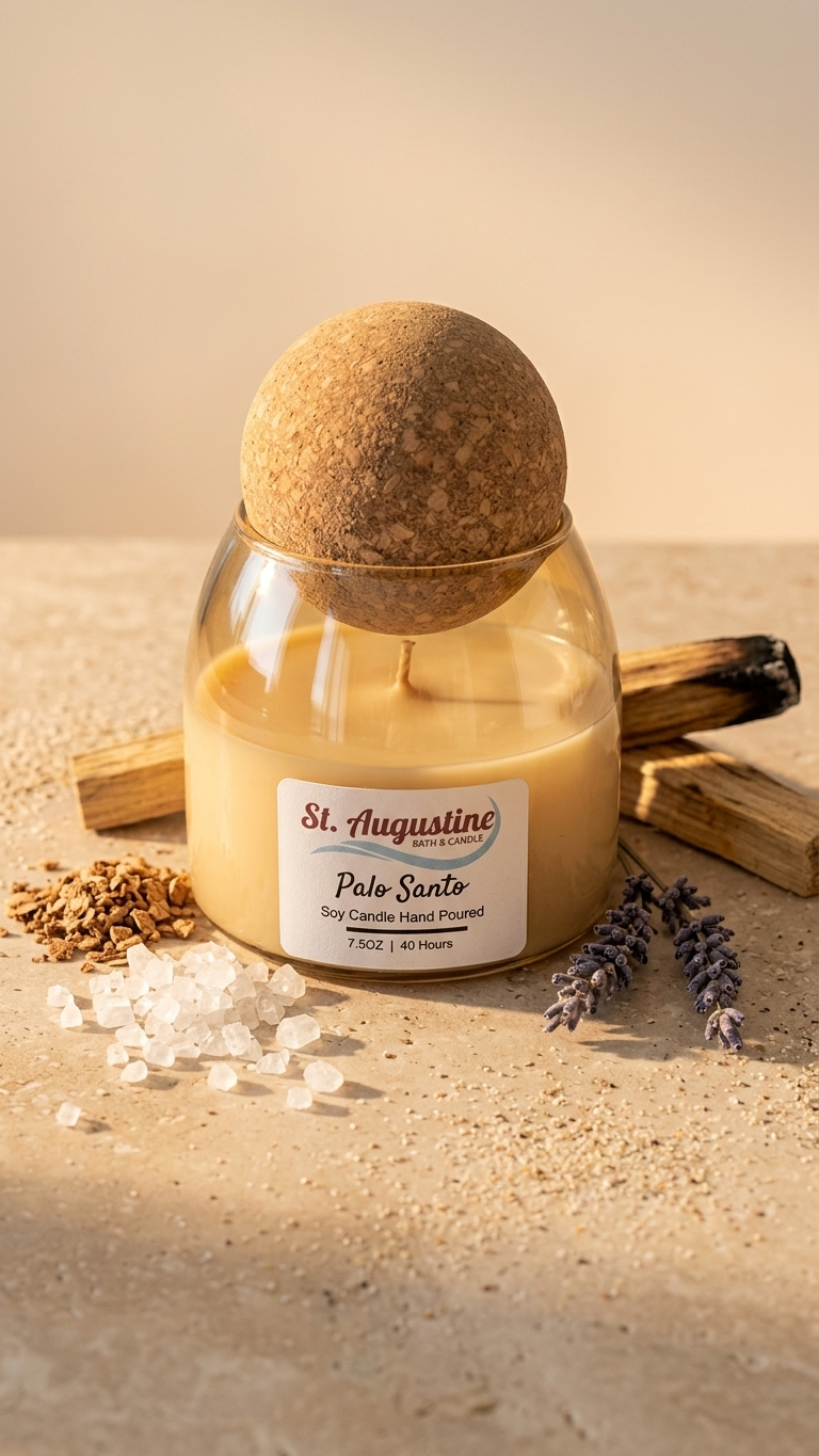 Aesthetic Candle Jar | Cork Lids  7OZ