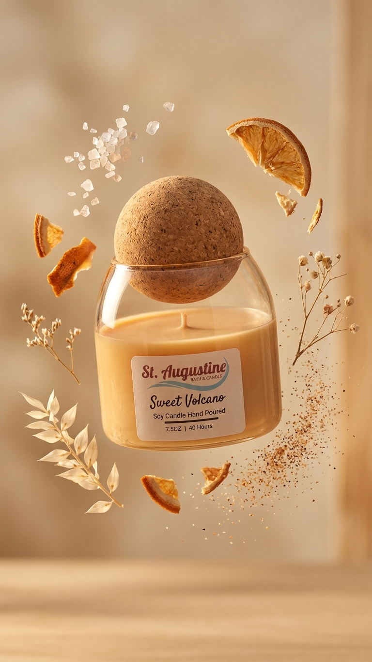 Aesthetic Candle Jar | Cork Lids  7OZ