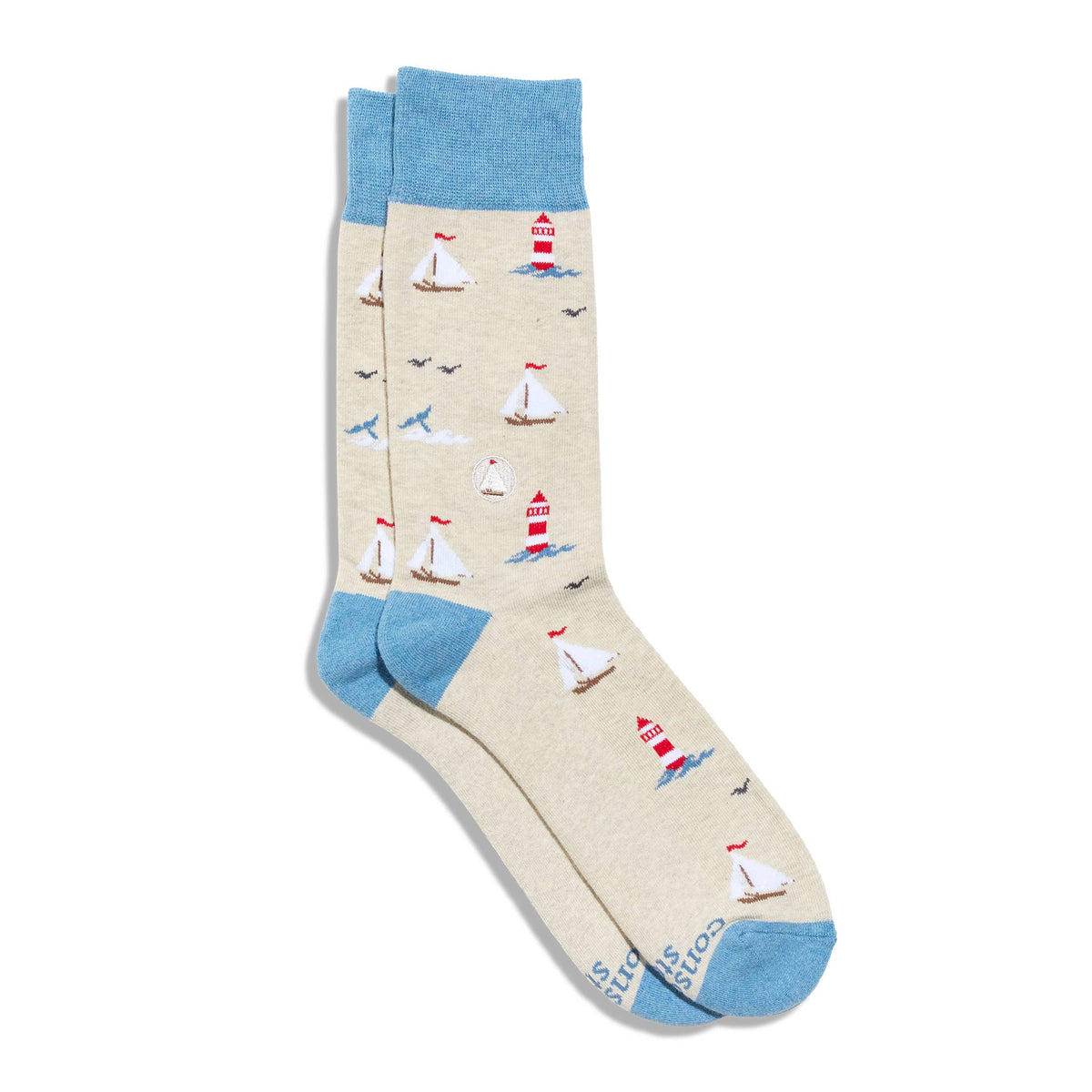 Socks that Protect Oceans | Smooth Sailing - Coastal Gifts