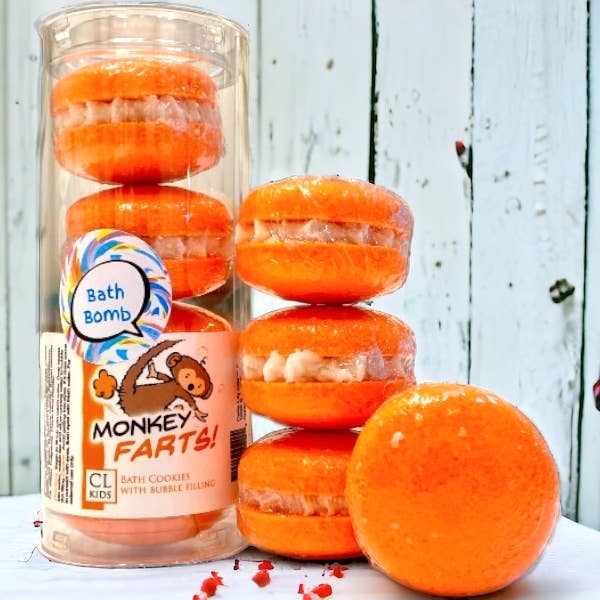 Bath Cookies - Monkey Farts - Orange