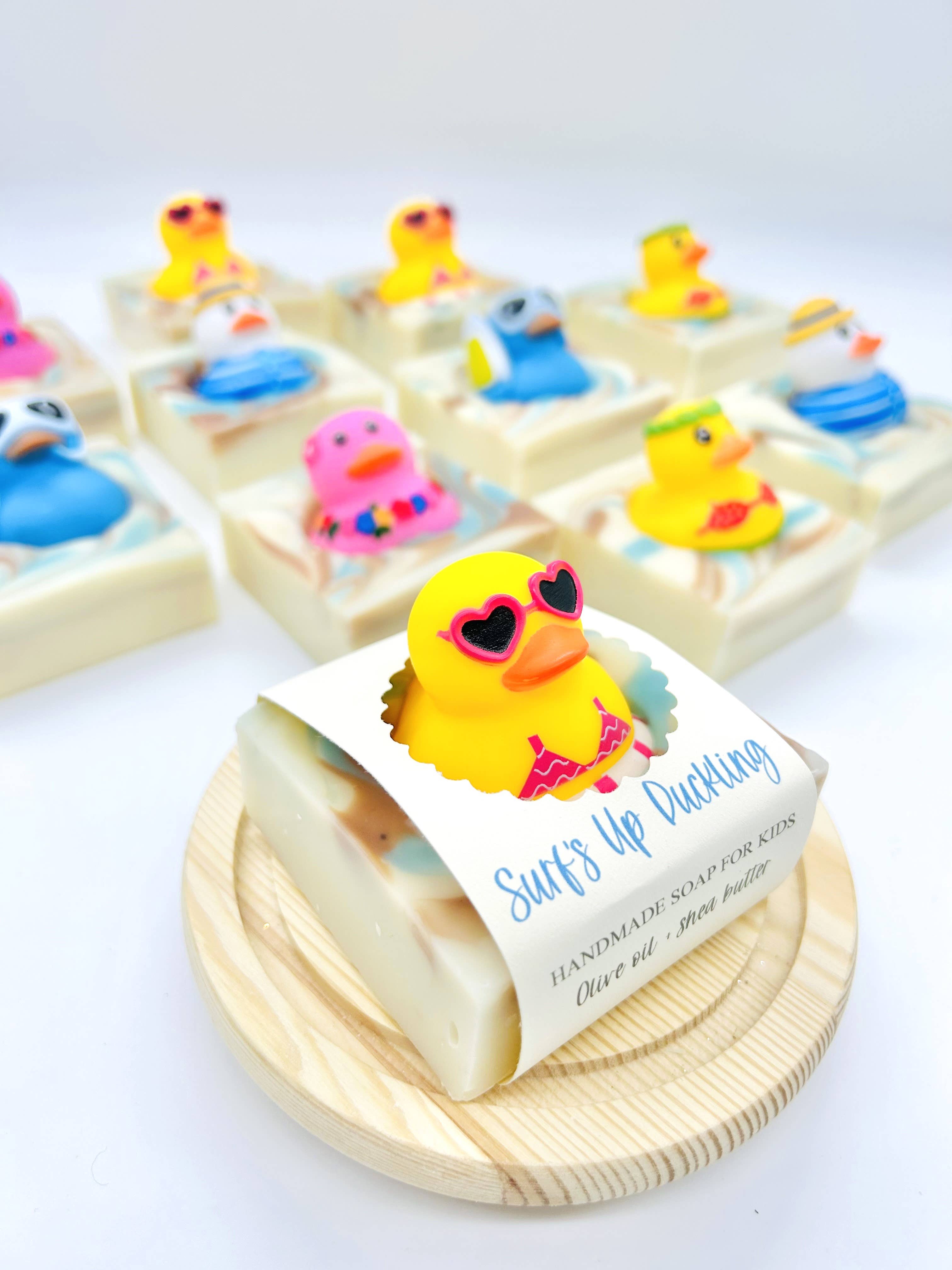 All-Natural Handmade Soap Bar for Kids with Toy