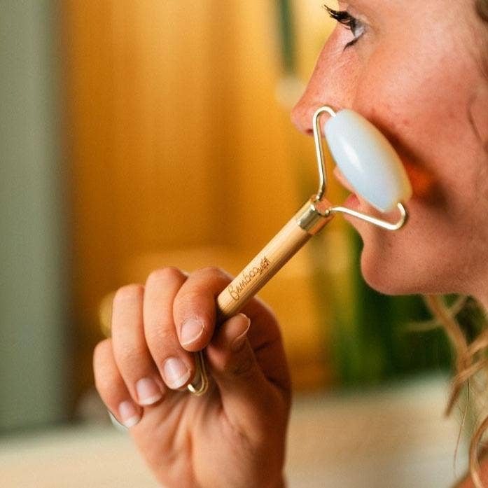 Bamboo Facial Massage Roller | Self Care | Stocking Stuffer
