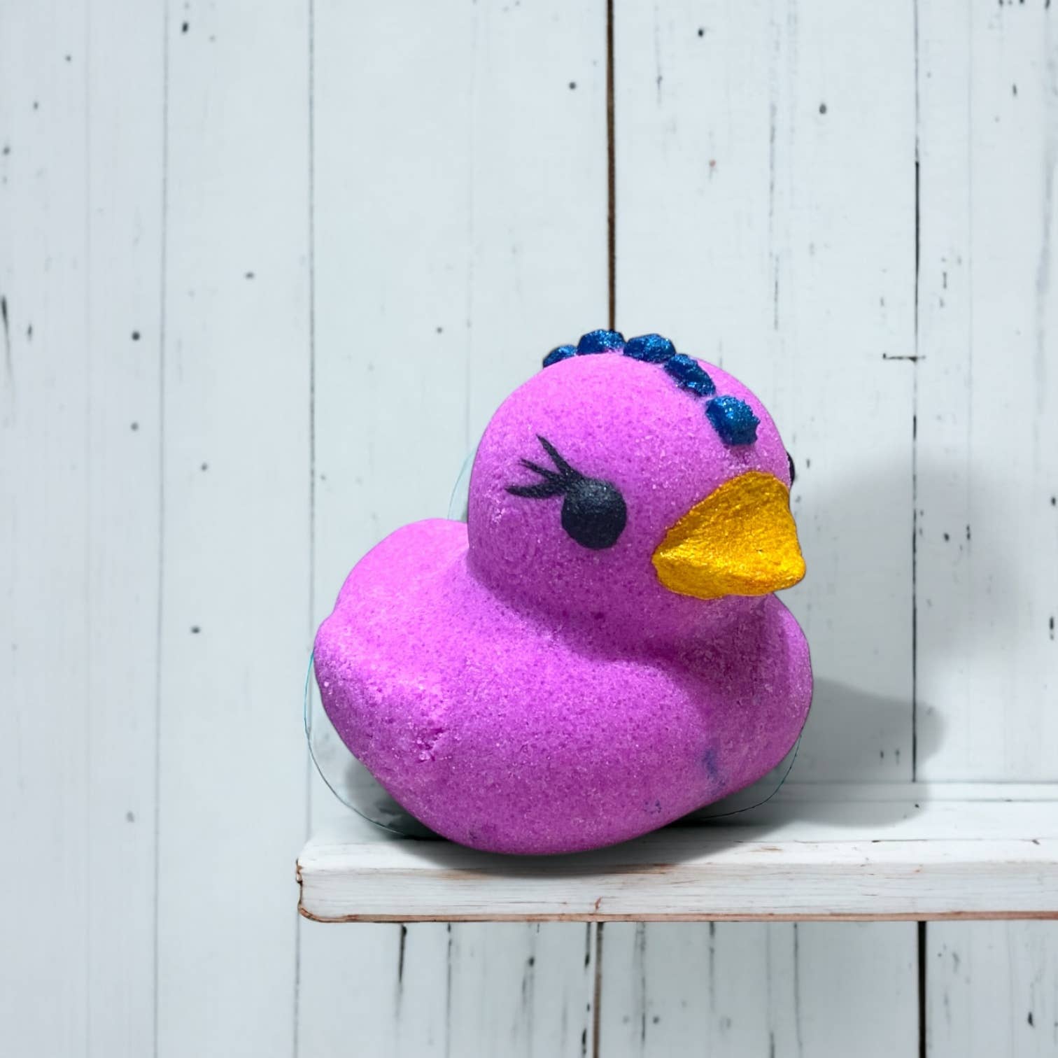 Hand-Painted Duckie Bath Bomb - Purple