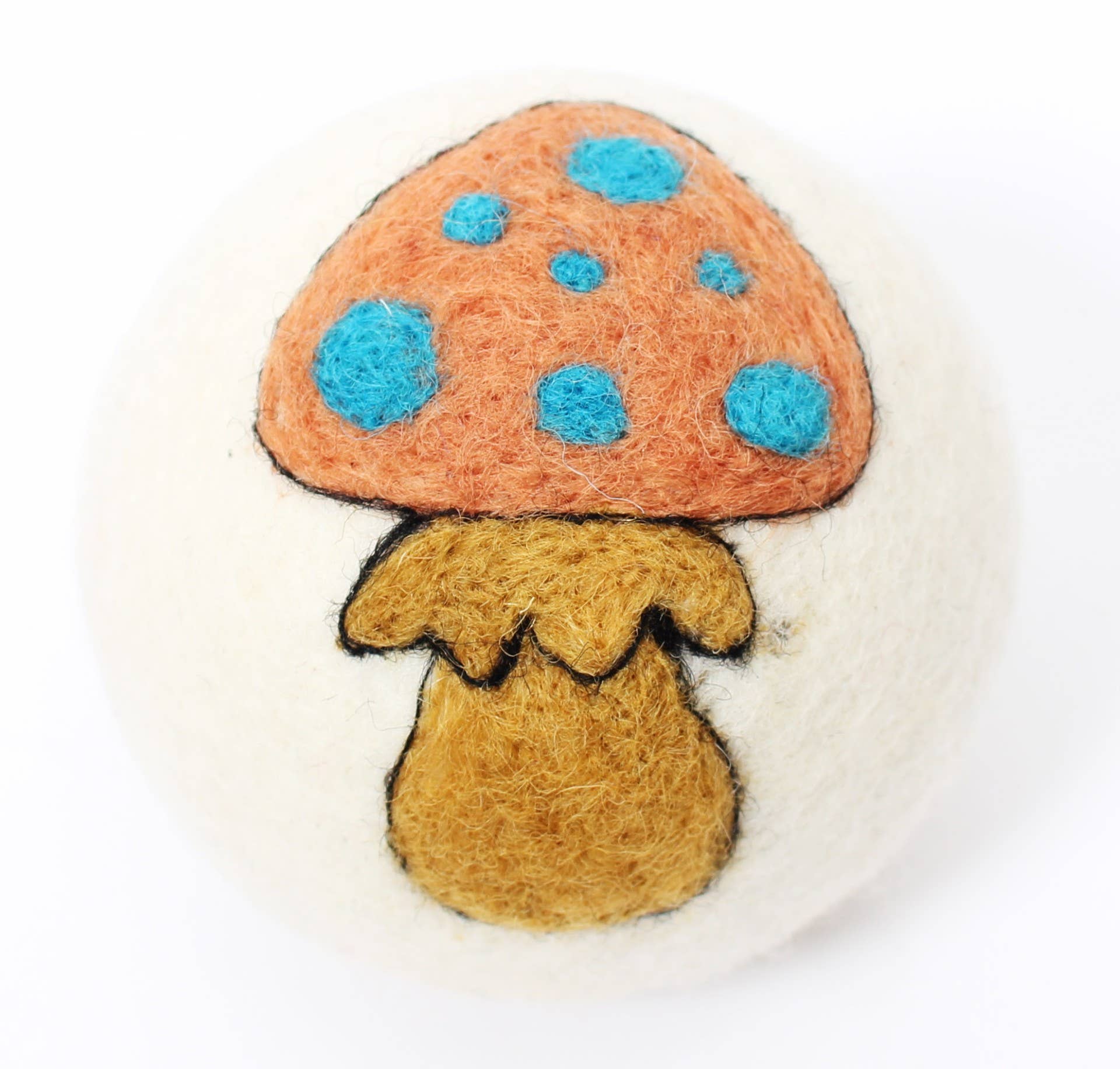 Wool Dryer Ball - Mushroom