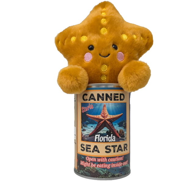 Florida Edition - Starla the Canned Sea Star -Starfish Plush