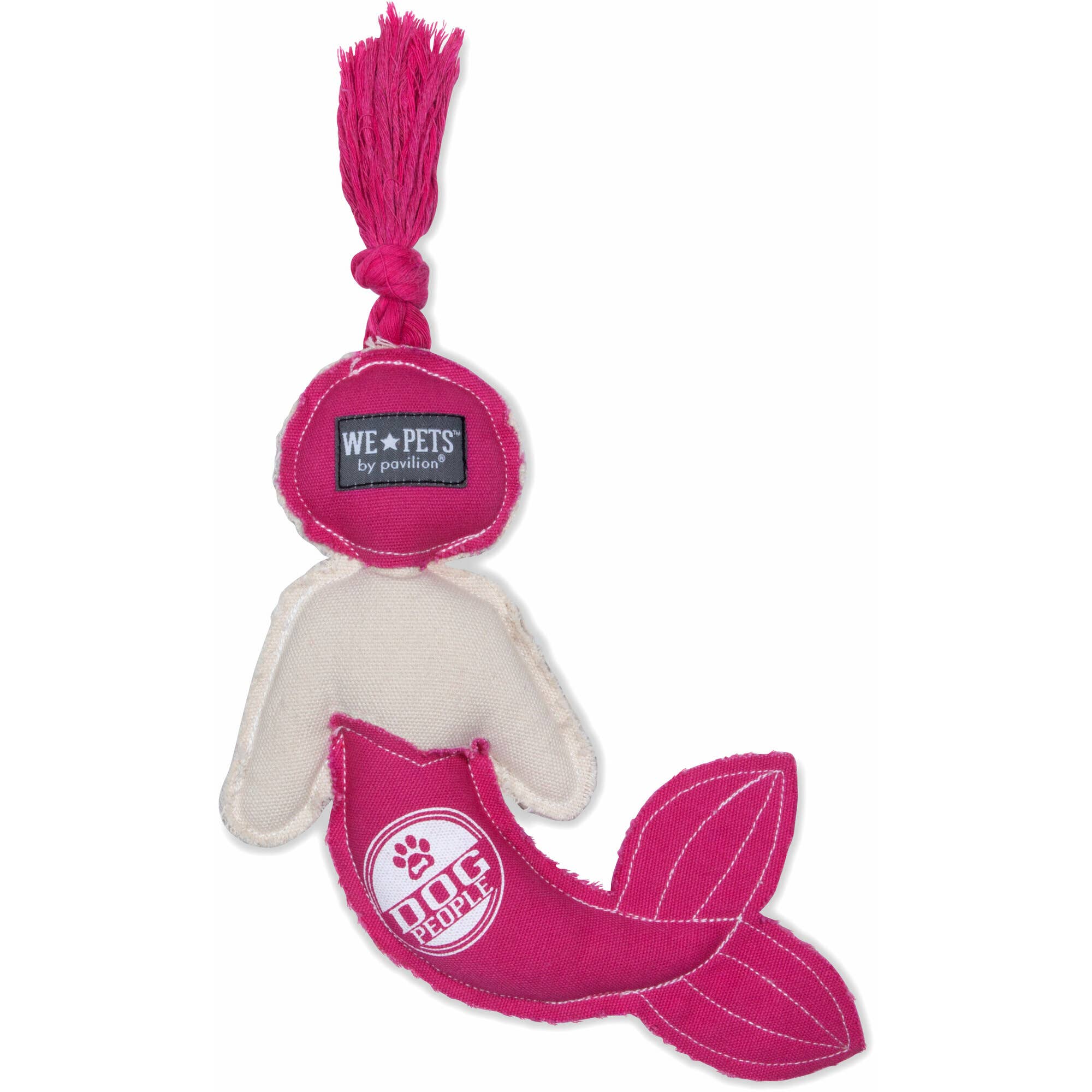 Splash - 8.5" Canvas Dog Toy on Rope