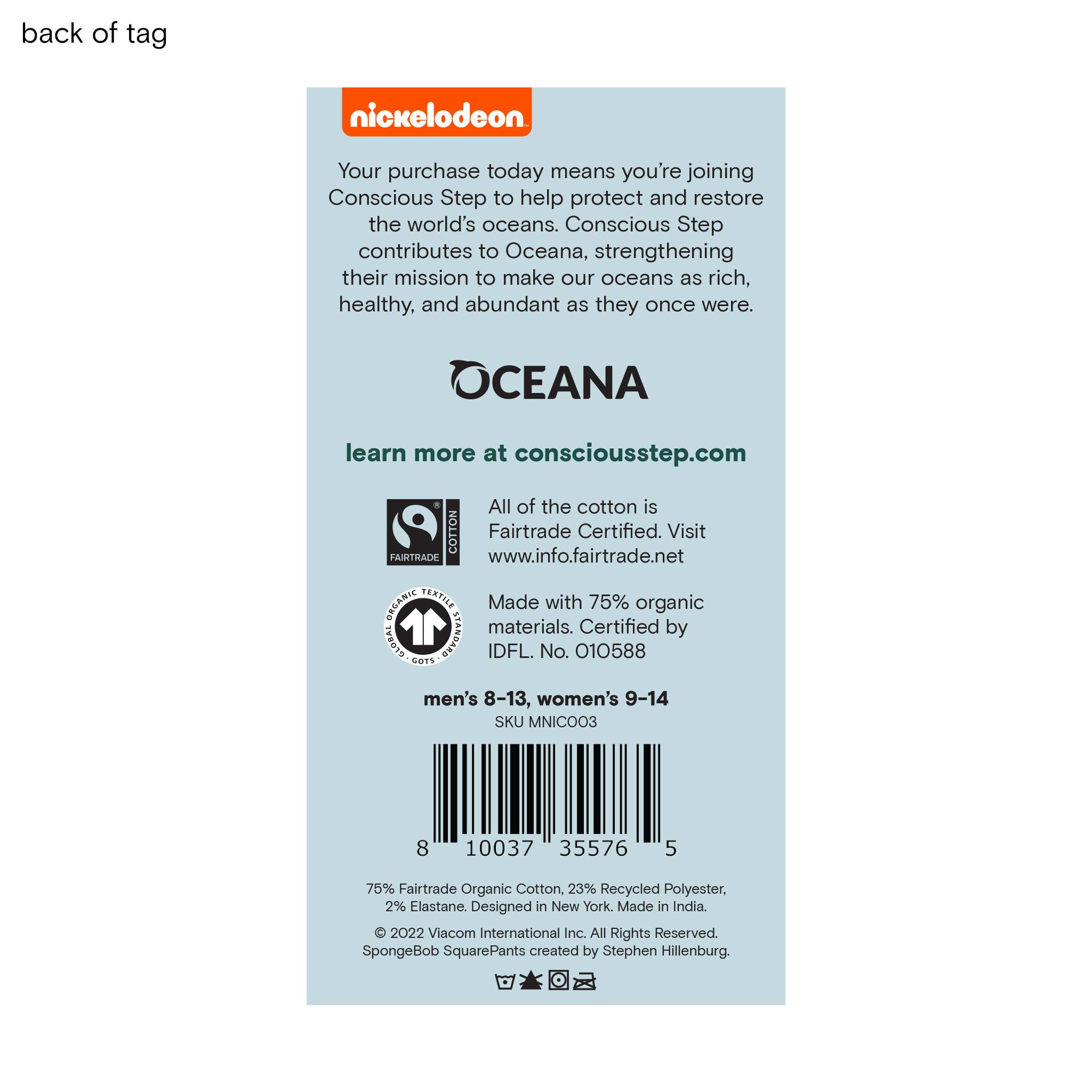 SpongeBob Ankle Socks that Protect Oceans | Nostalgic Gifts