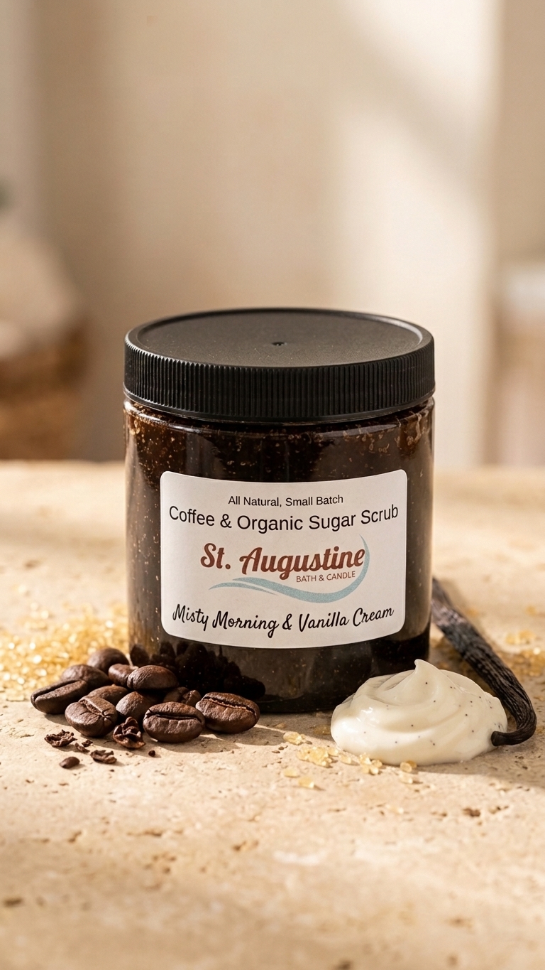 Coffee & Organic Sugar Scrub | Natural Exfoliation
