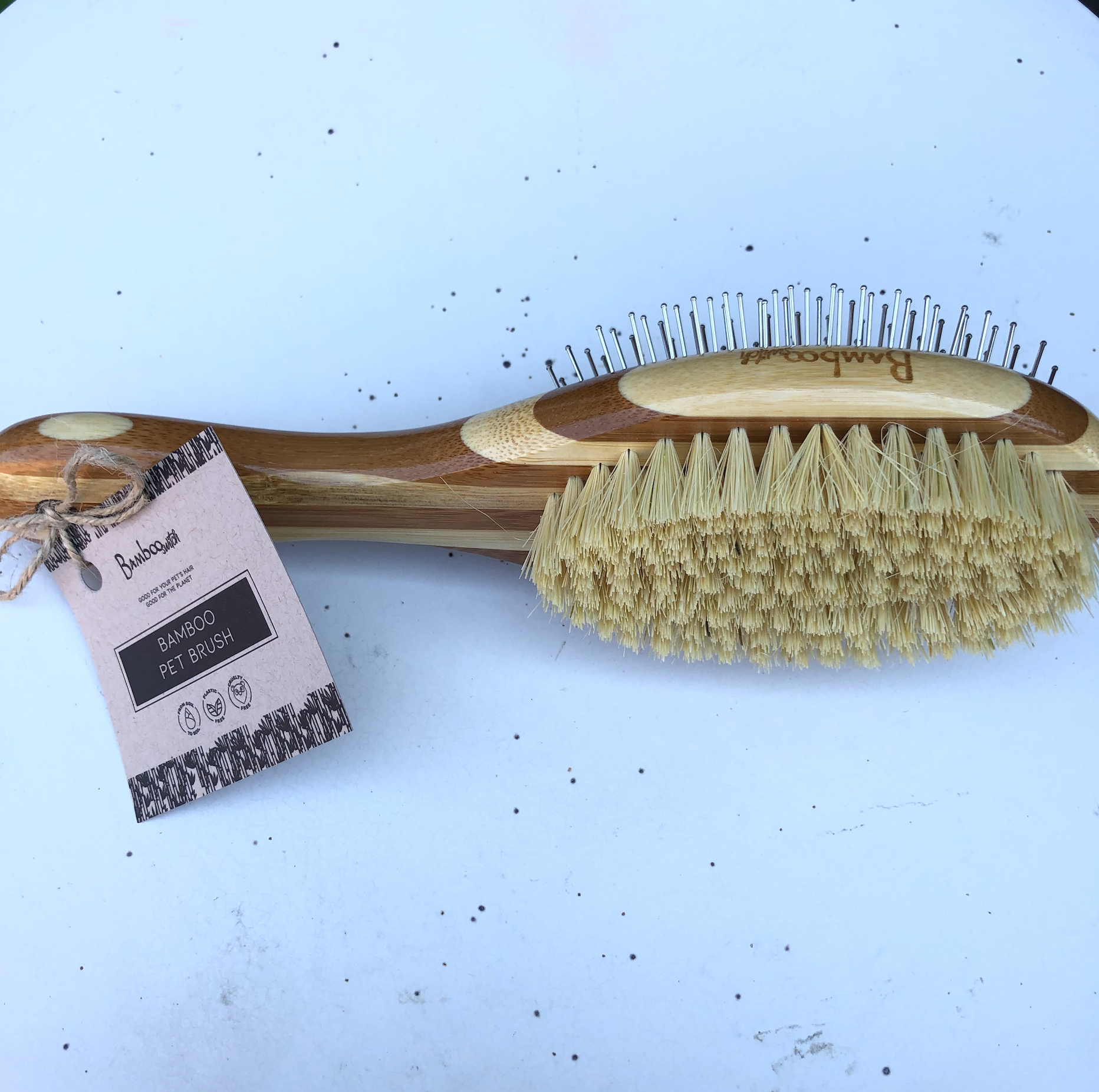 Bamboo Dog & Pet Grooming Brush | Pet Holiday Bestseller