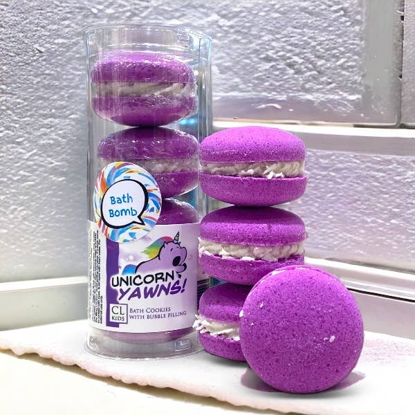 Bath Cookies - Unicorn Yawns - Purple
