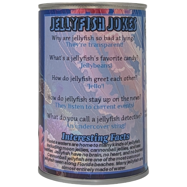 Florida Edition Canned Jellyfish | Jellyfish Plush in a Can