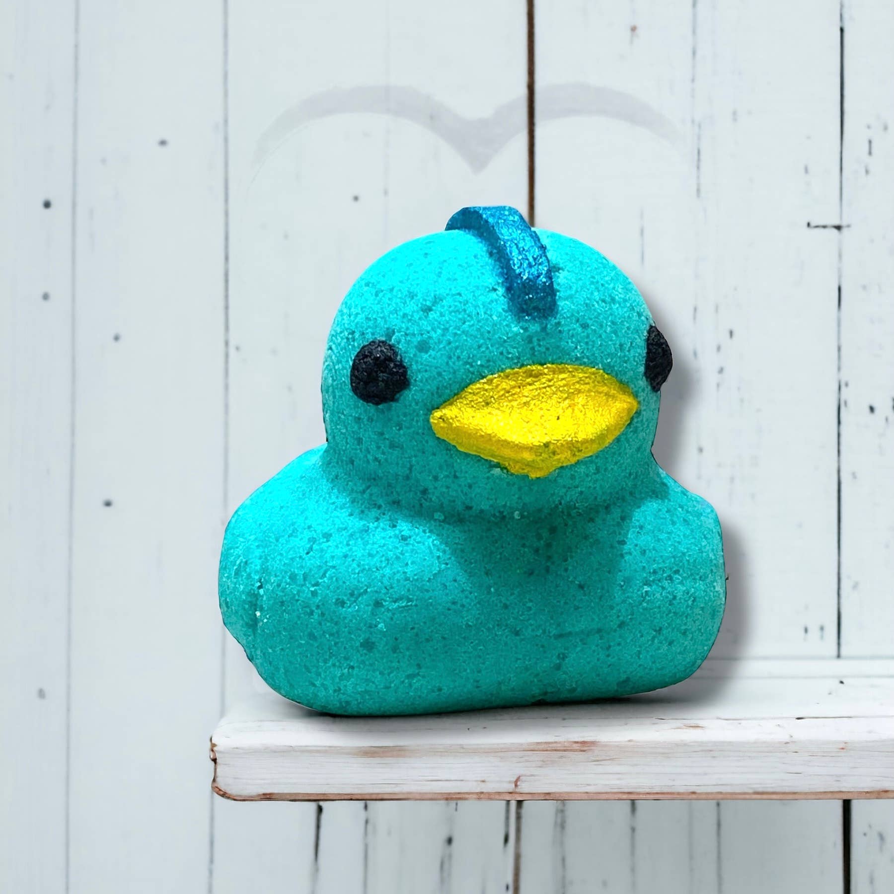 Hand-Painted Duckie Bath Bomb - Teal