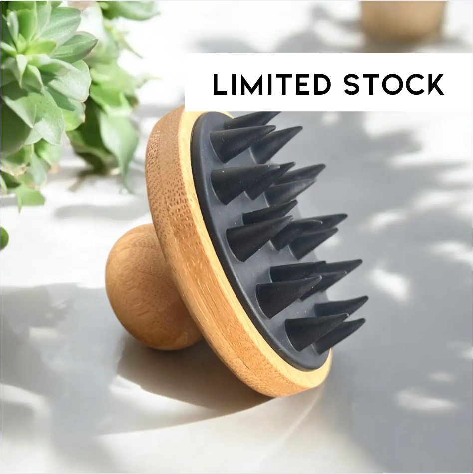 Bamboo and Silicone Scalp and Body Massager| Gift Bestseller