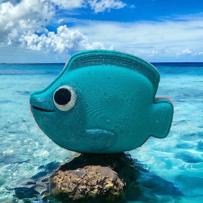 Under the Sea Fish Specialty Bath Bomb - Teal