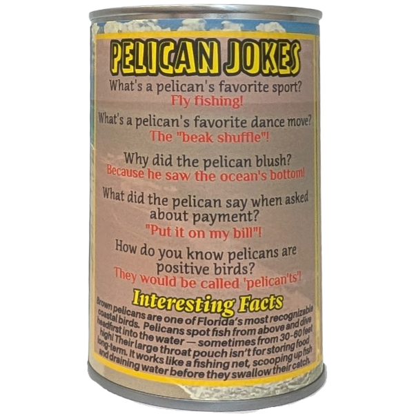 Florida Edition - Pelican Pete the Canned Pelican - Plush