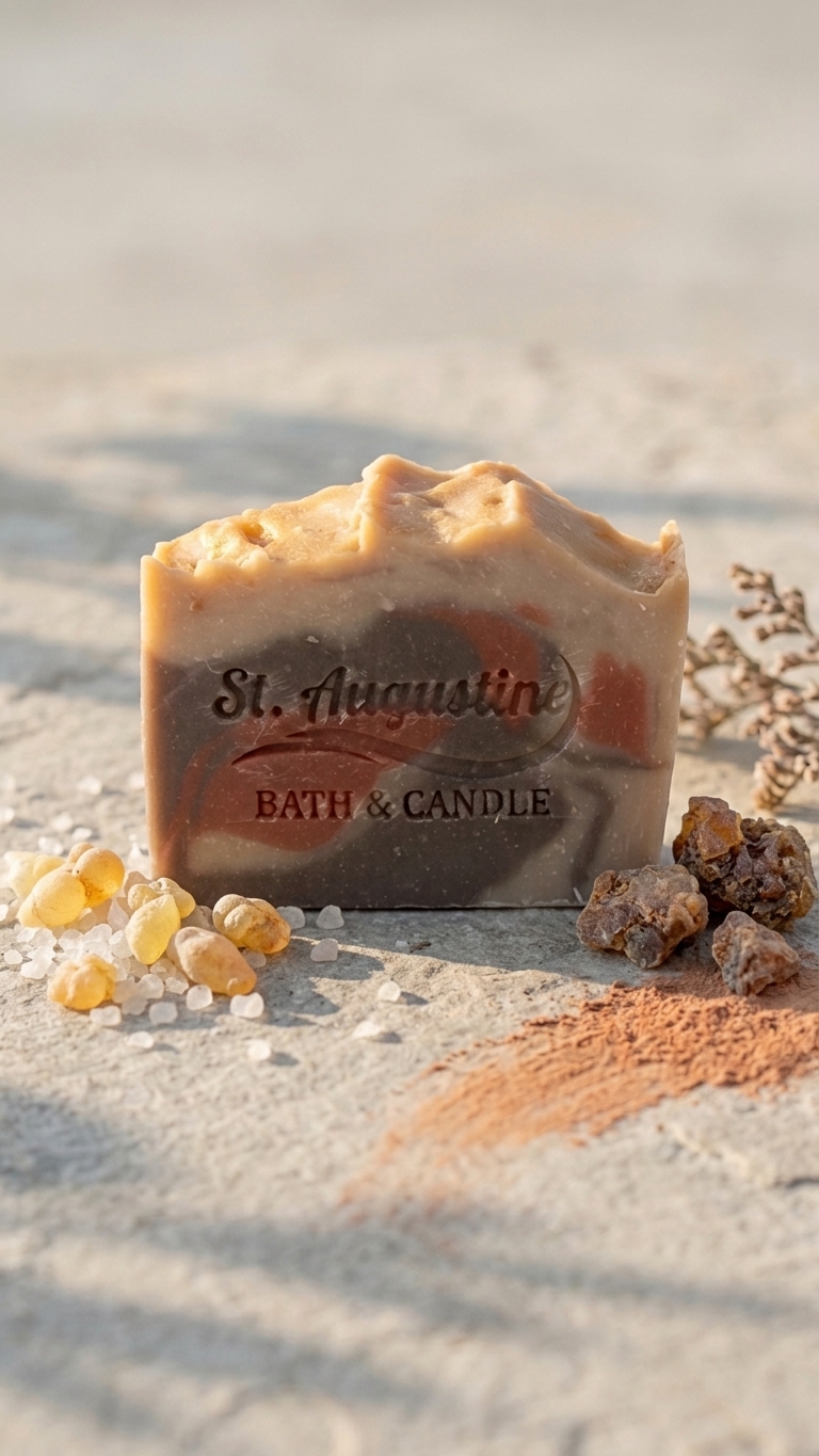 Frankincense & Myrrh Handcrafted Soap Bar [Essential Oil Blend]