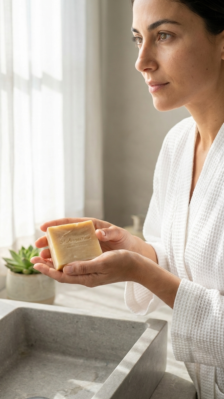 Orange Hibiscus Handcrafted Soap Bar [Essential Oil]