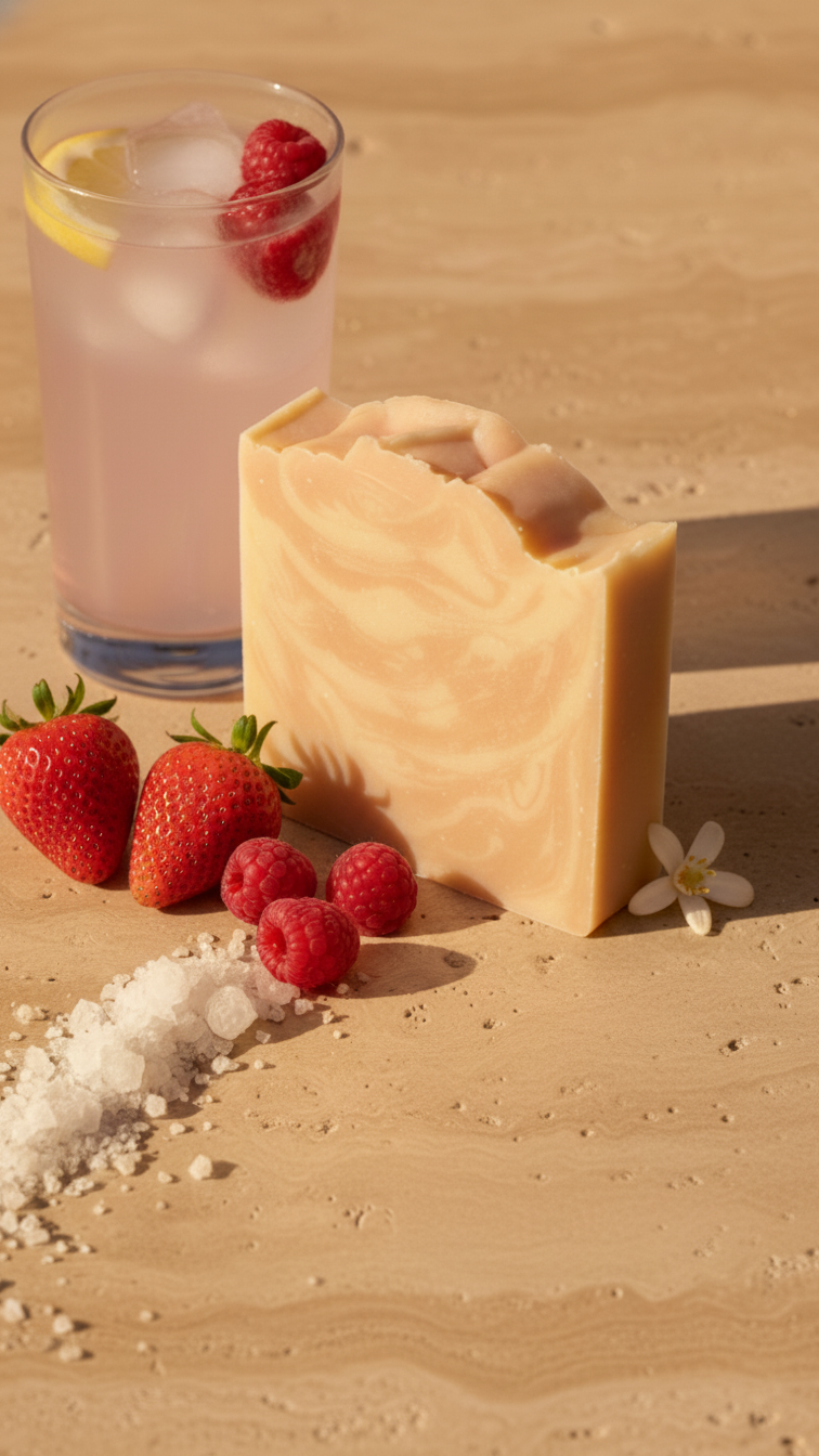 Pink Lemonade Handcrafted Soap Bar [All Natural Fragrance]