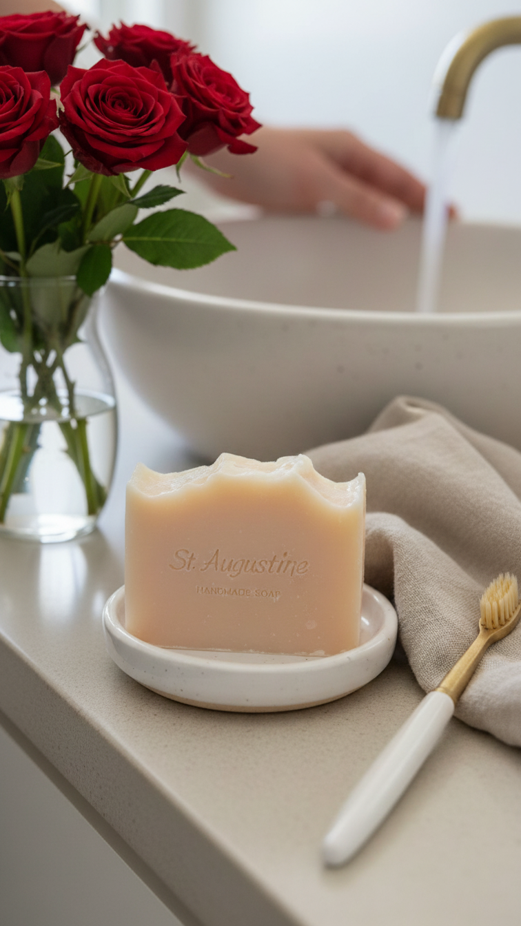 Rose Garden Handcrafted Soap Bar [Essential Oil Blend]