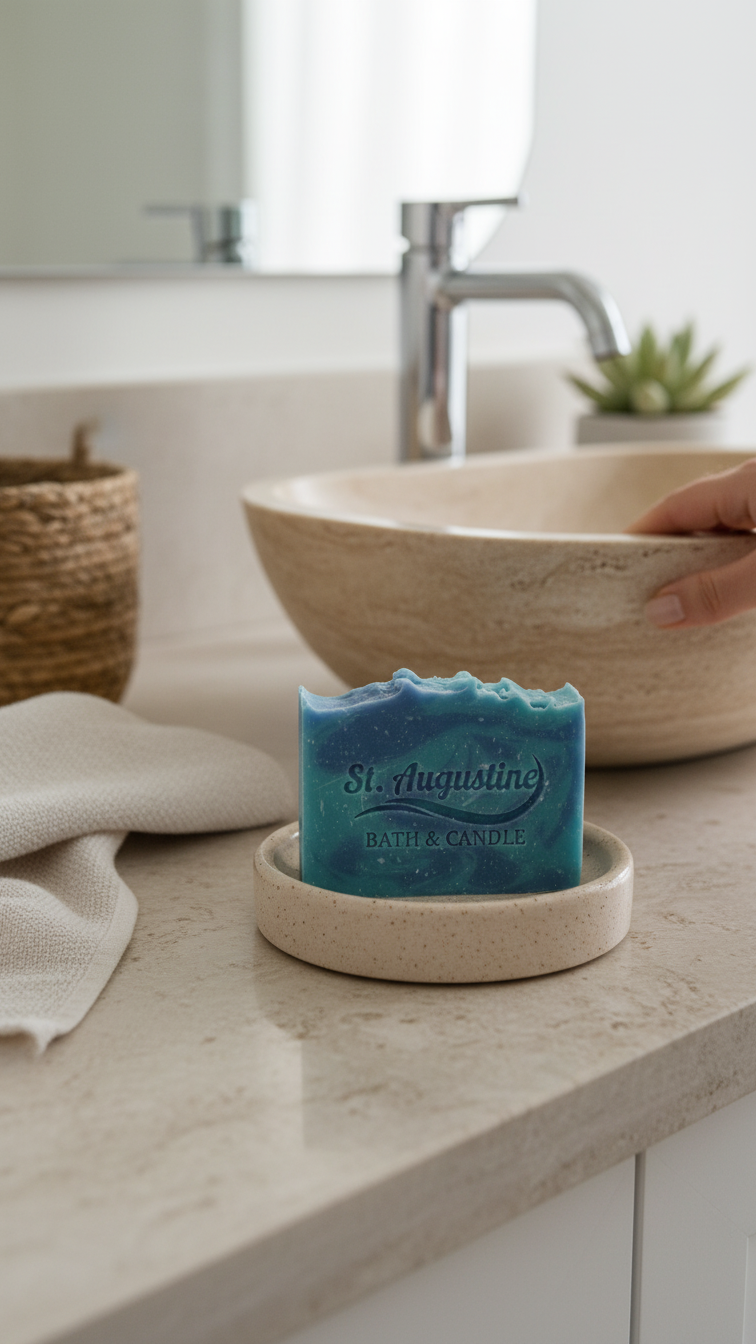 Seaside Serenity Handcrafted Soap Bar [All Natural Fragrance Blend]