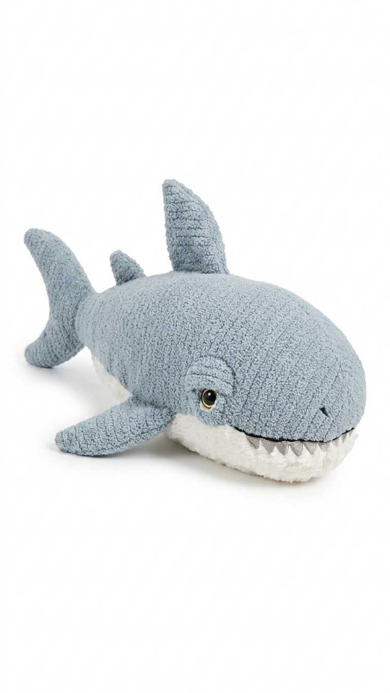 Cozy Knits | 14” Luxury Textured Knit Sea Life Plush – Sensory Coastal Collection