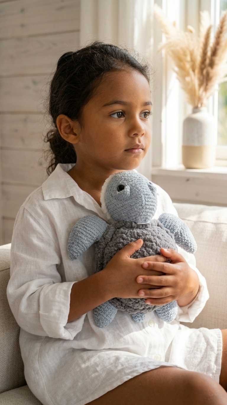 Cozy Knits | 14” Luxury Textured Knit Sea Life Plush – Sensory Coastal Collection
