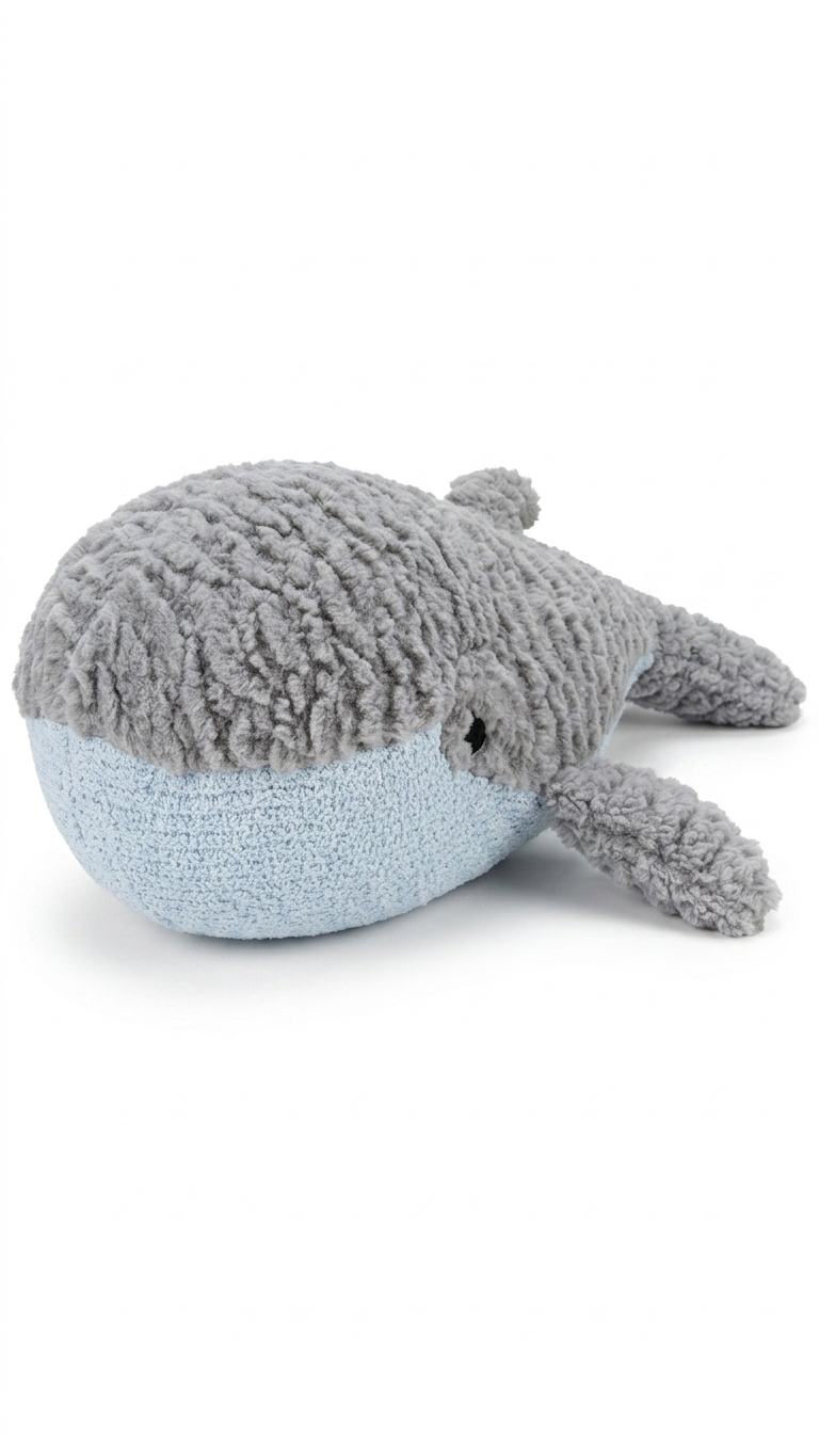 Cozy Knits | 14” Luxury Textured Knit Sea Life Plush – Sensory Coastal Collection